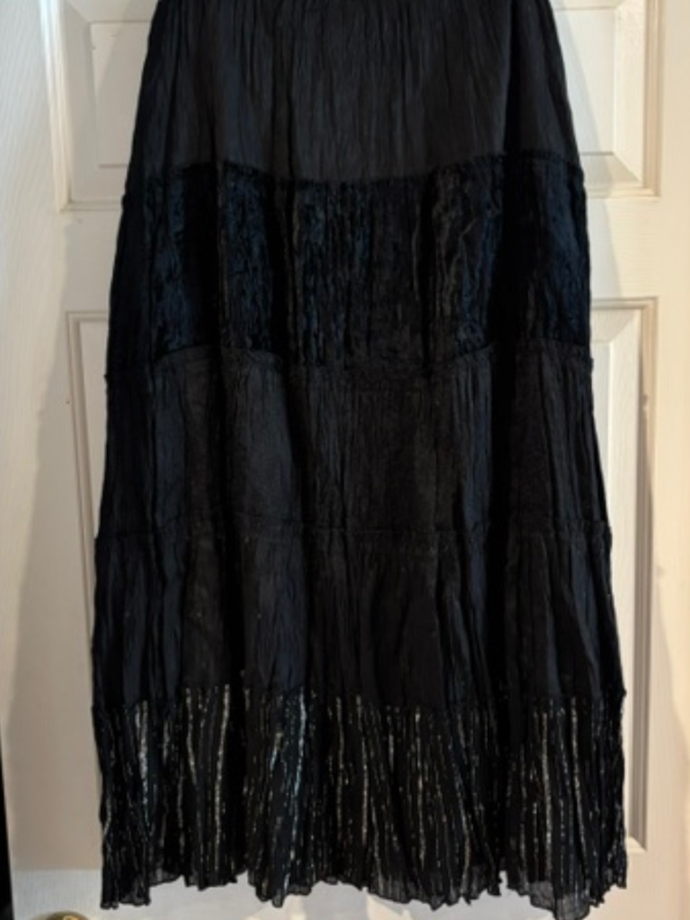 Chico Black Maxi skirt -SZ 3-XL